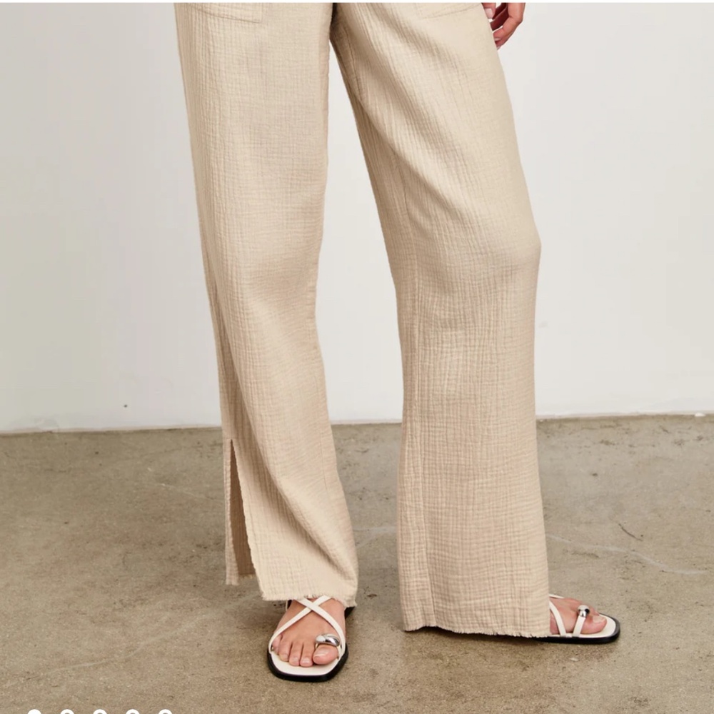 Rails cotton gauze pants